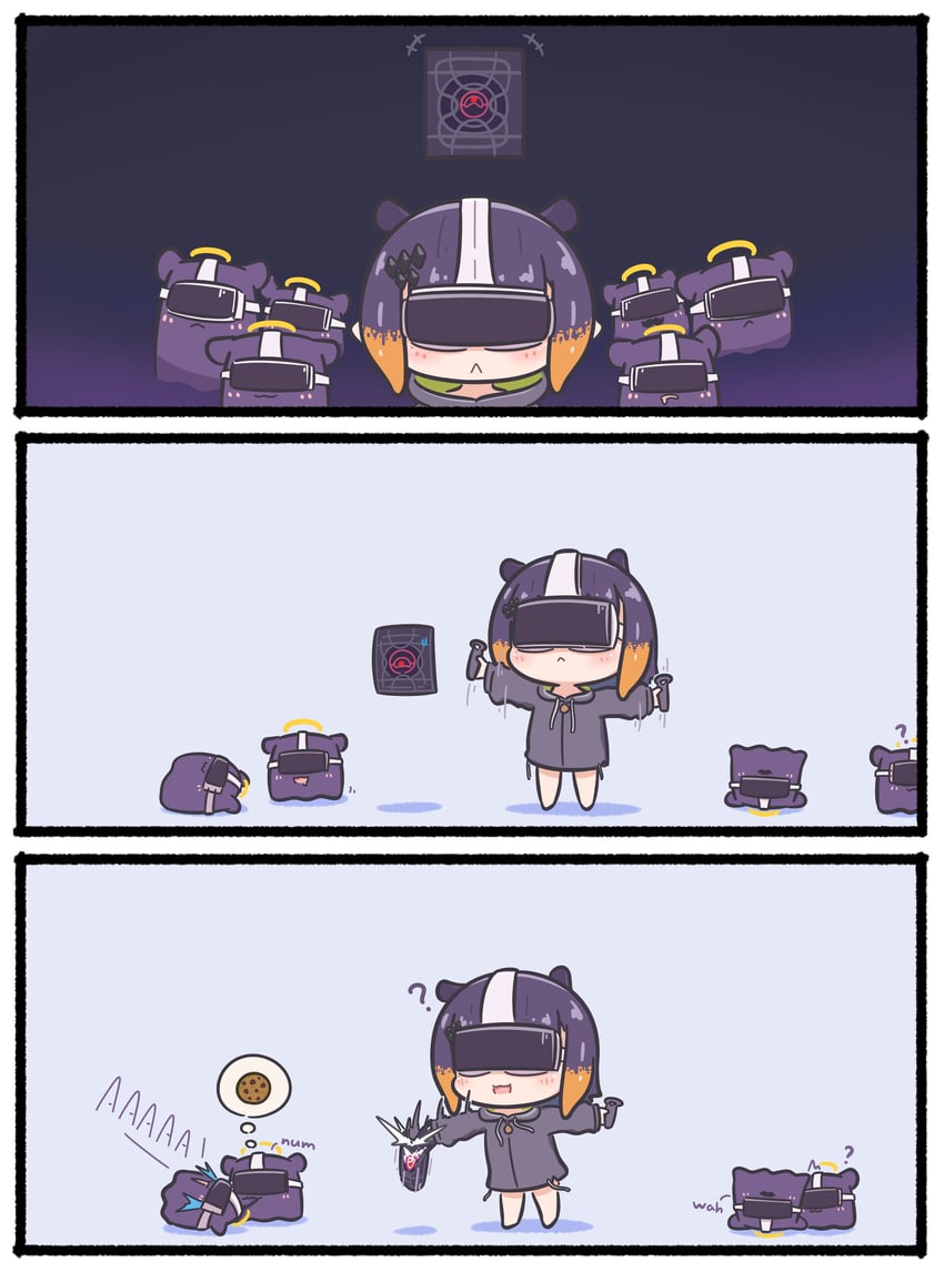 ninomae ina'nis, takodachi, and ao-chan (hololive and 1 more) drawn by mpien
