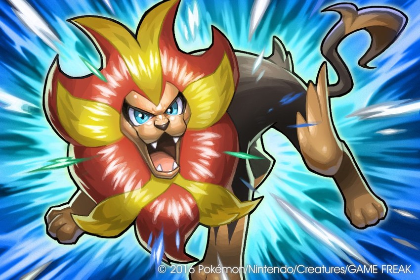 pyroar (pokemon and 1 more) drawn by saitou_naoki