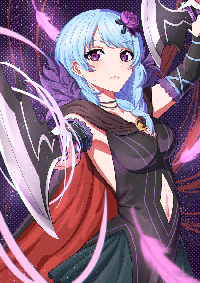matsubara kanon and elsa granhilte (bang dream! and 1 more) drawn by nishiki_(nishiki4692)