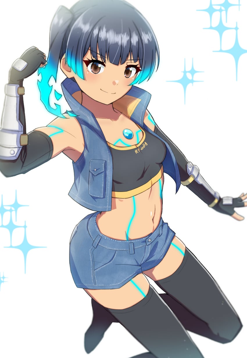 sena (xenoblade chronicles and 1 more) drawn by kamidan