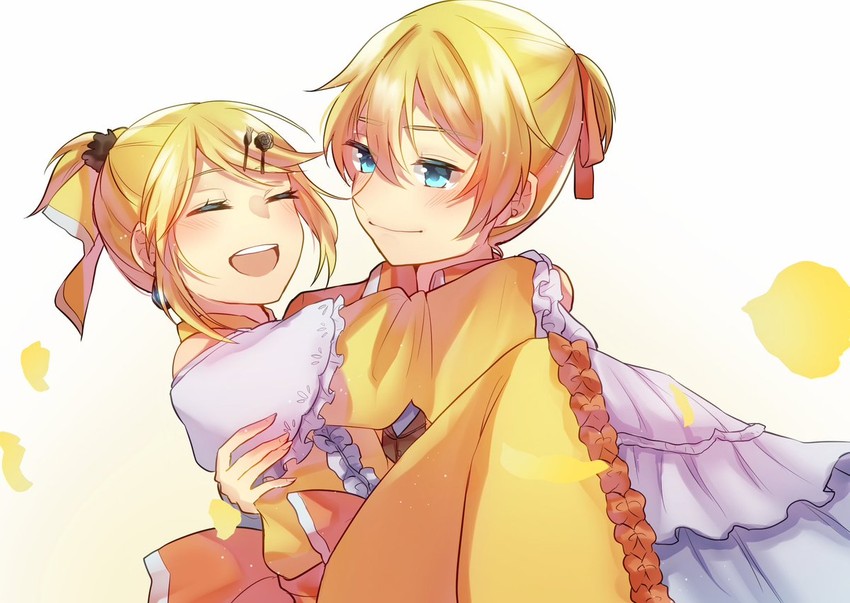 kagamine rin, kagamine len, riliane lucifen d'autriche, and allen avadonia (vocaloid and 2 more) drawn by aryuma772