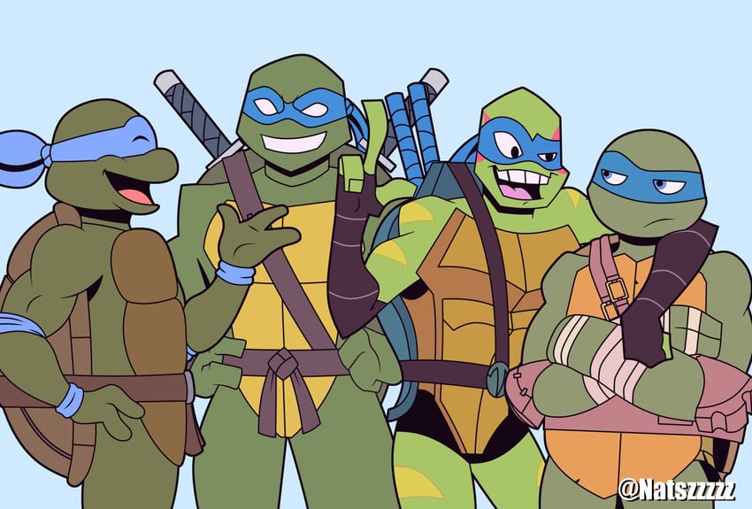 leonardo (teenage mutant ninja turtles and 1 more) drawn by natsz_(natszzzzz)
