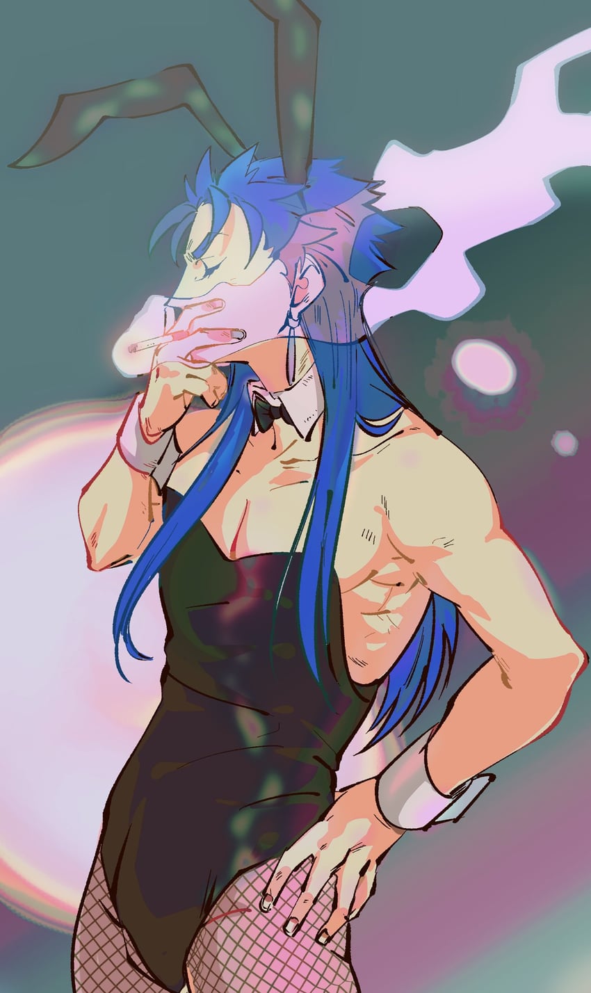 cu chulainn (fate and 1 more) drawn by jonya