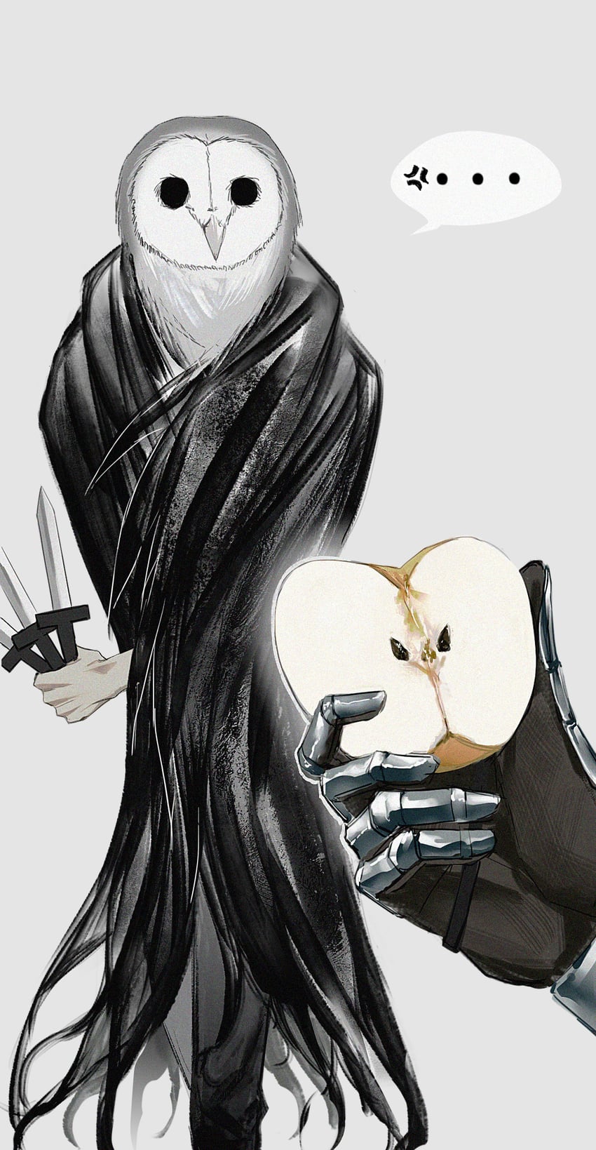 grimm and lorde (black souls and 1 more) drawn by sio2_(whynotkarma)
