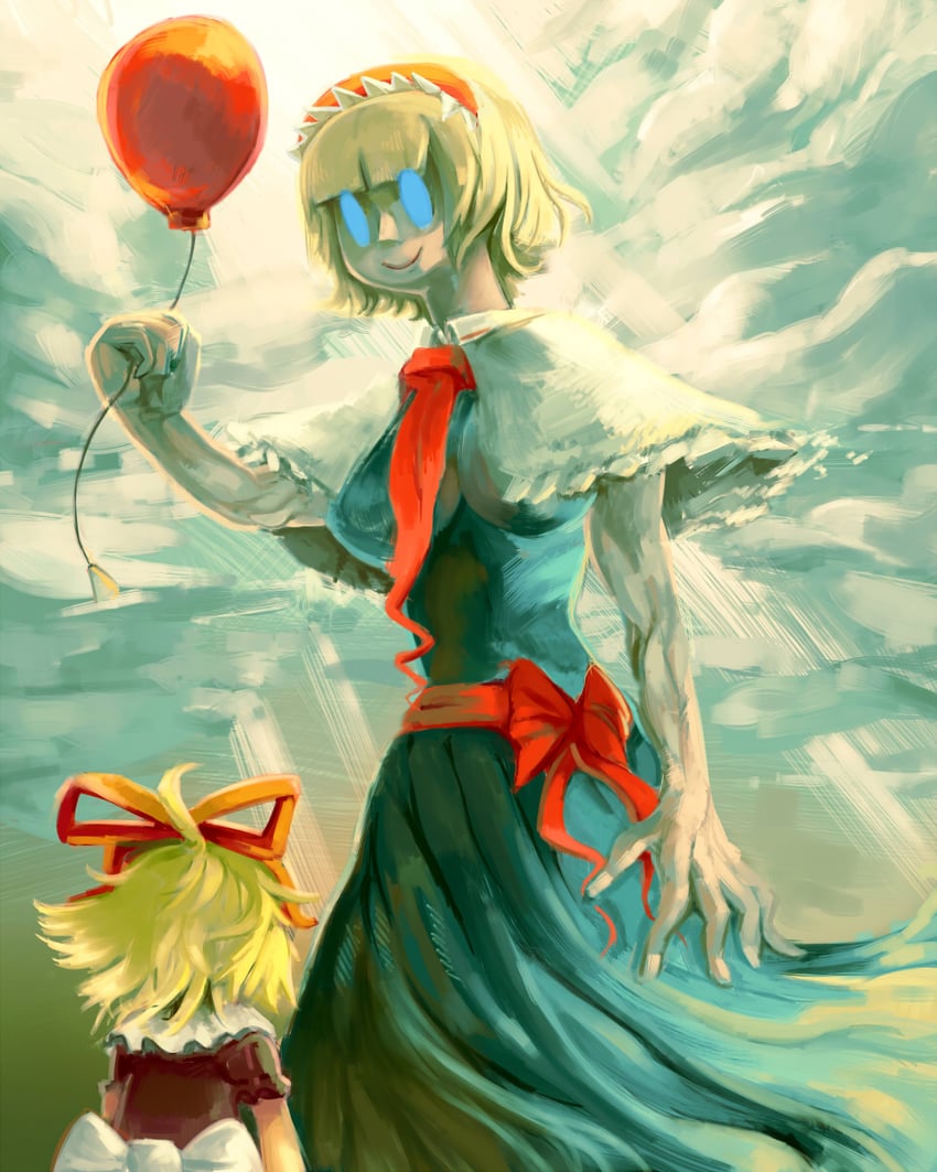 alice margatroid, medicine melancholy, ichigo, and garbage (touhou and 1 more) drawn by ayuki_(47881314)