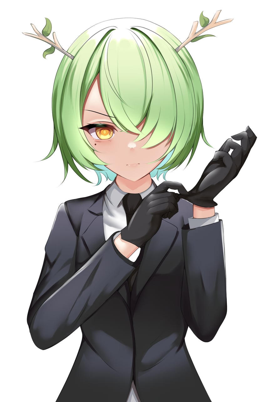 ceres fauna (hololive and 1 more) drawn by panpanmc4