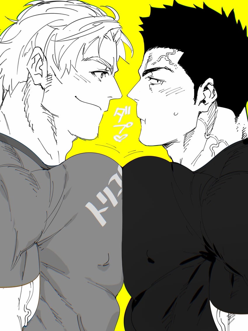 ao isami and lewis smith (yuuki bakuhatsu bang bravern) drawn by mabataki