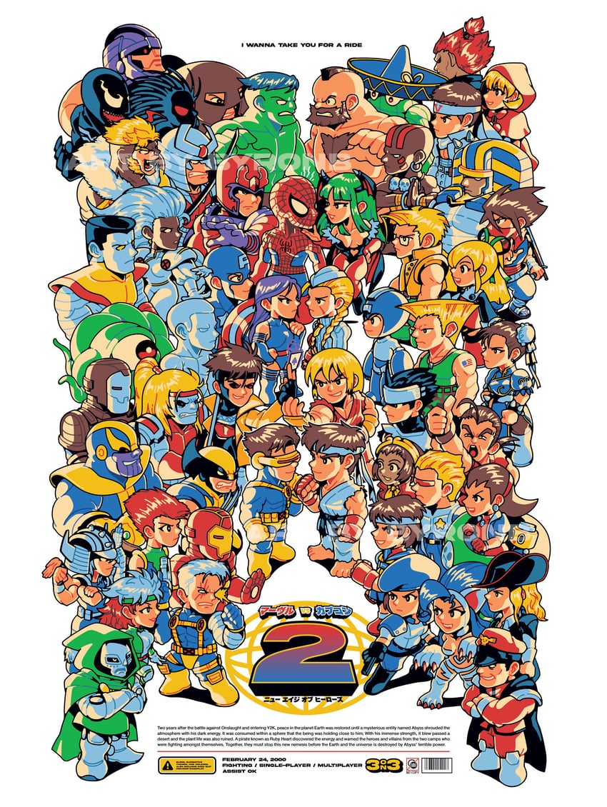 chun-li, morrigan aensland, cammy white, ryu, felicia, and 50 more (street fighter and 14 more) drawn by byronb