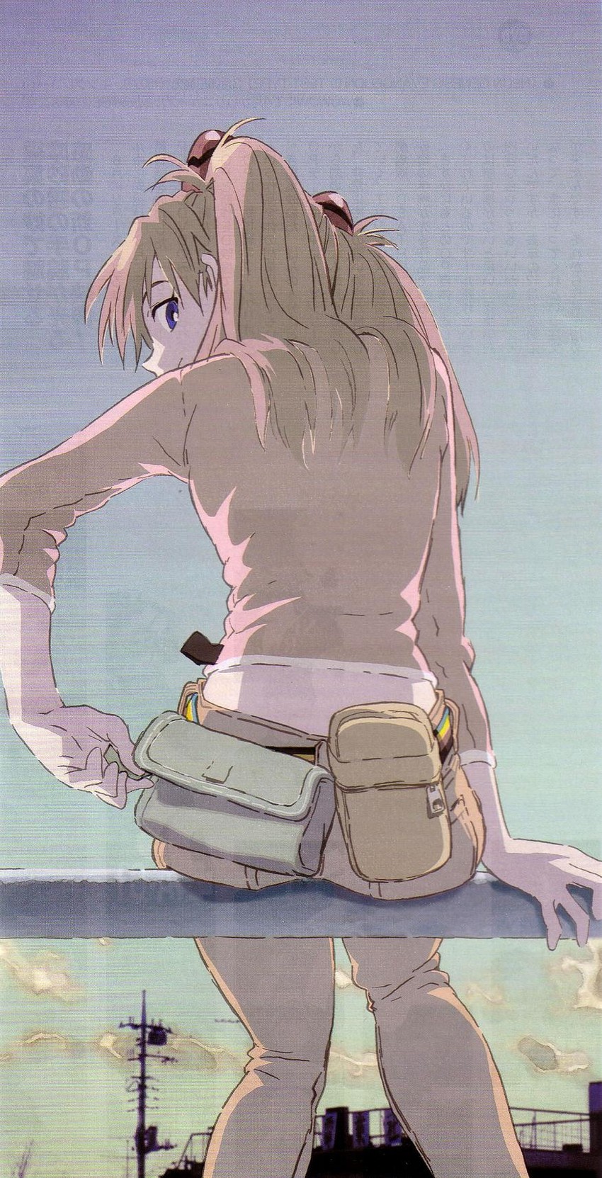 souryuu asuka langley (neon genesis evangelion) drawn by tsurumaki_kazuya