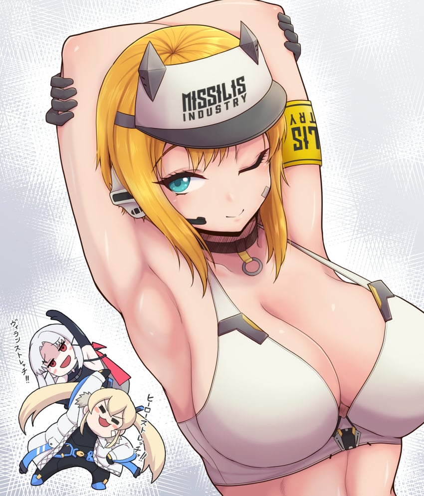 drake, laplace, and maxwell (goddess of victory: nikke) drawn by tatehiza_makura
