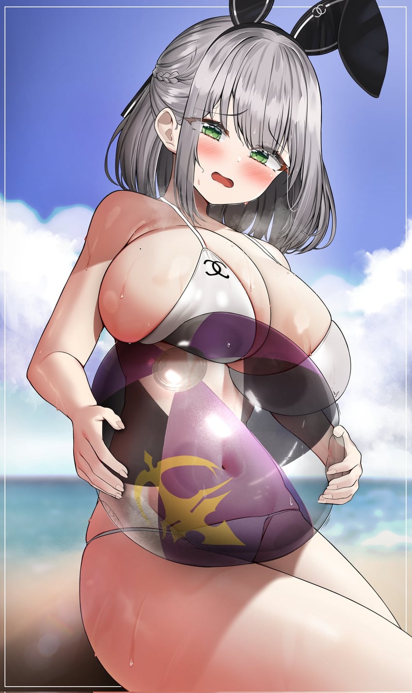 shirogane noel (hololive and 1 more) drawn by kuse_(0201)