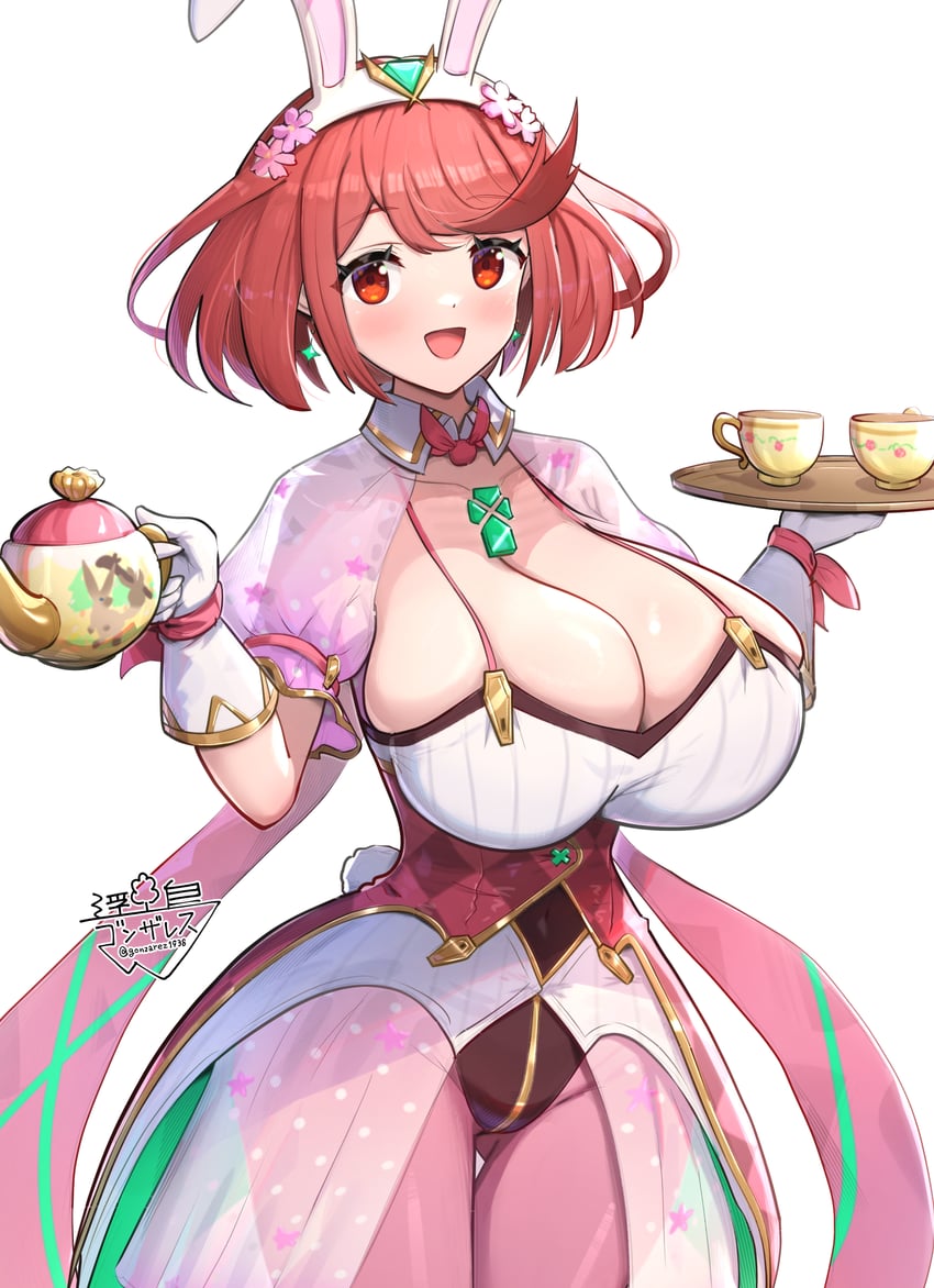 pyra (xenoblade chronicles and 1 more) drawn by gonzarez