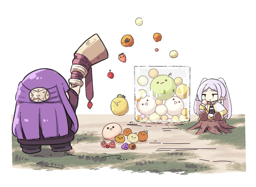 frieren and fern (sousou no frieren and 1 more) drawn by ry_(pitamin5)