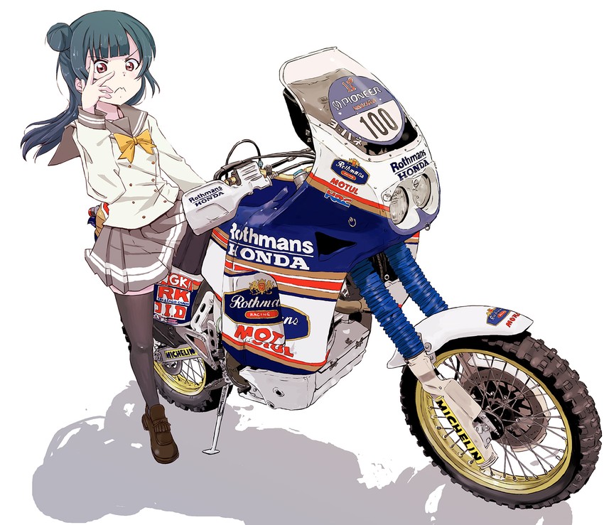 tsushima yoshiko (love live! and 2 more) drawn by maruyo