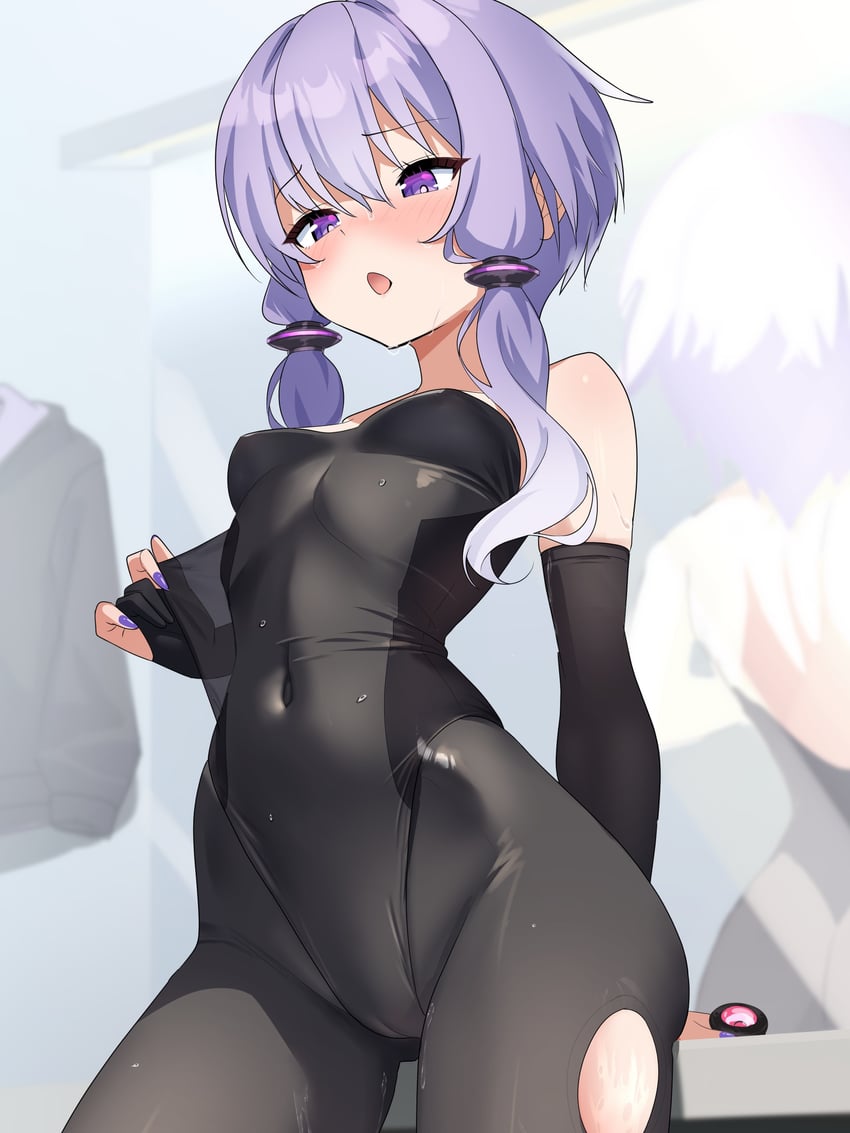 yuzuki yukari (vocaloid and 1 more) drawn by maretto