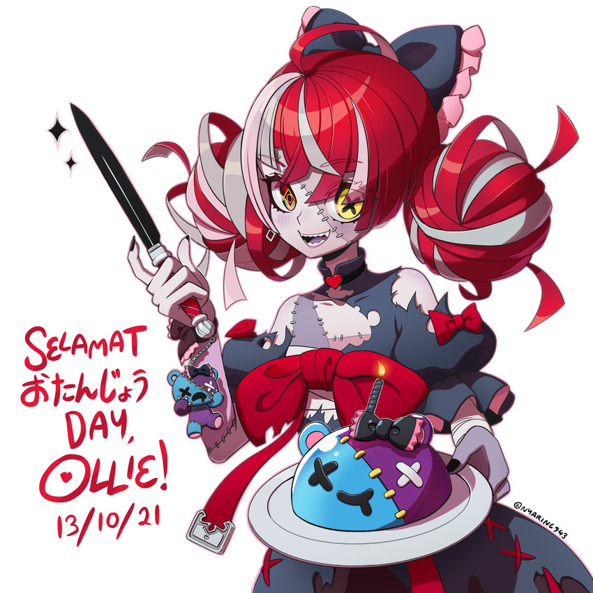 kureiji ollie (hololive and 1 more) drawn by nyaring943