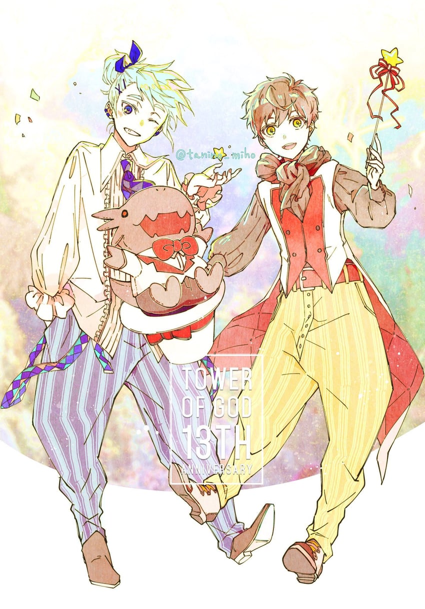 twenty-fifth bam, khun aguero agnis, and rak wraithraiser (tower of god) drawn by tanino_miho