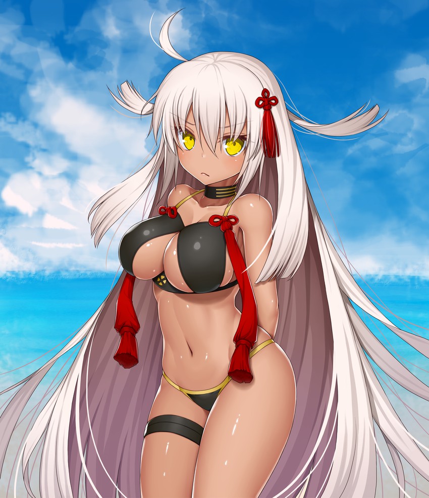 okita souji and okita souji alter (fate and 1 more) drawn by asamura_hiori