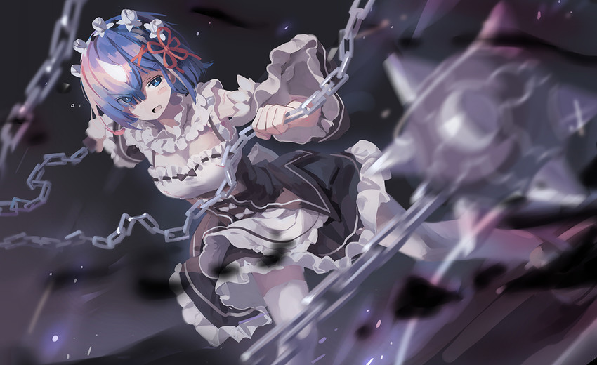 rem (re:zero kara hajimeru isekai seikatsu) drawn by huanxiang_huifeng