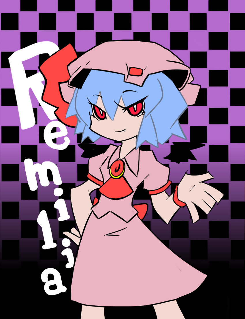 remilia scarlet (touhou and 1 more) drawn by hiyokichi