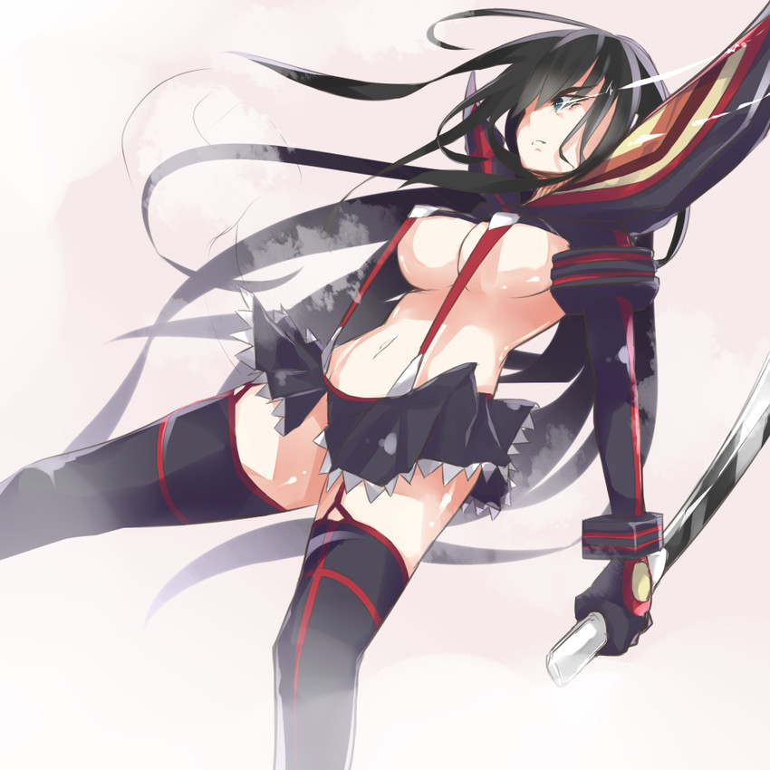 senketsu and kiryuuin satsuki (kill la kill) drawn by miya_ur