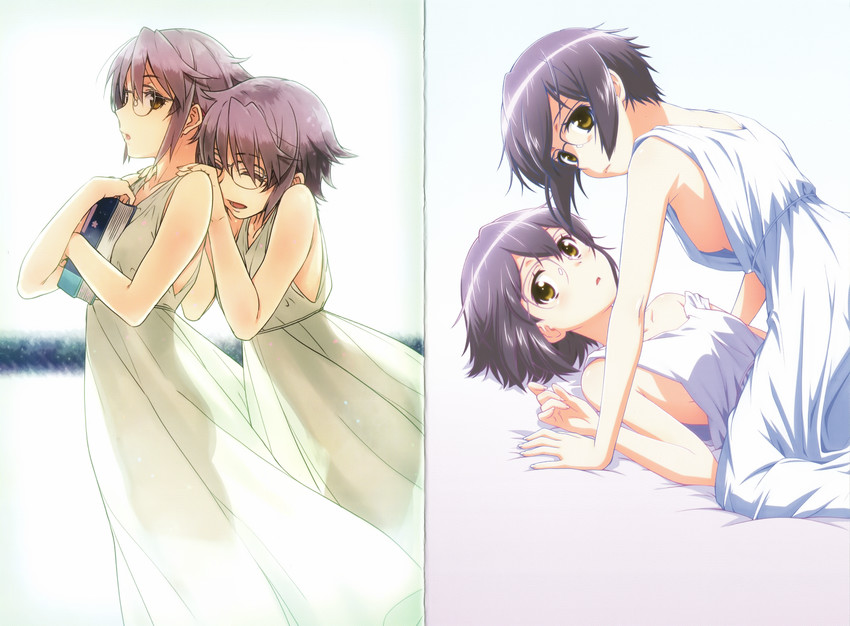 nagato yuki (suzumiya haruhi no yuuutsu and 2 more)