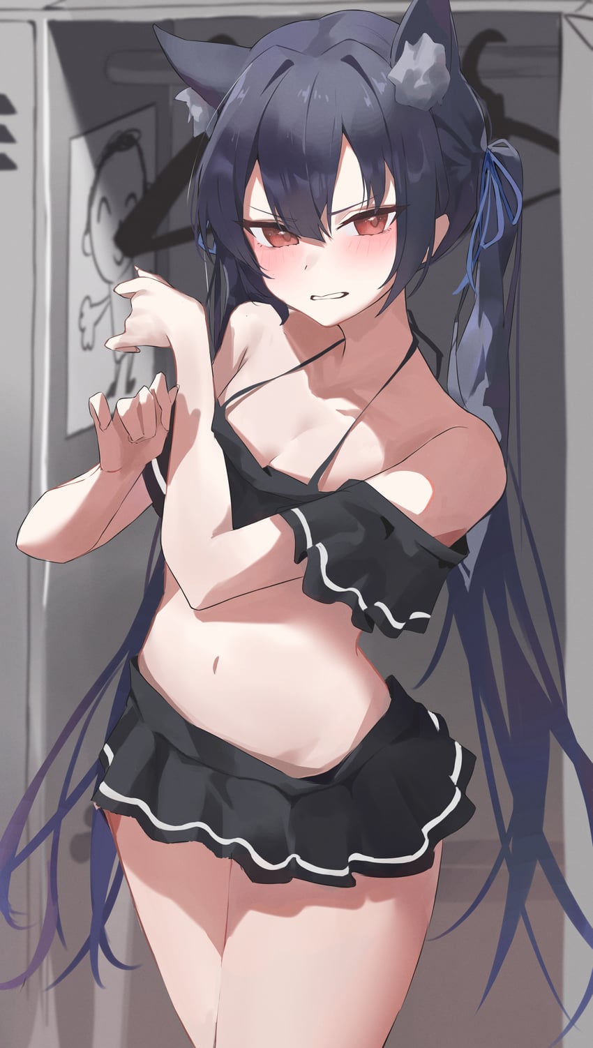 sensei, doodle sensei, and serika (blue archive) drawn by nagiushi