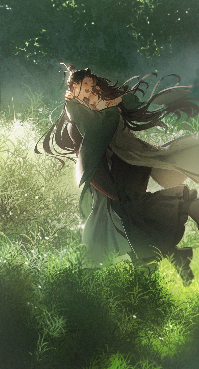 luo binghe and shen qingqiu (renzha fanpai zijiu xitong) drawn by young57440489