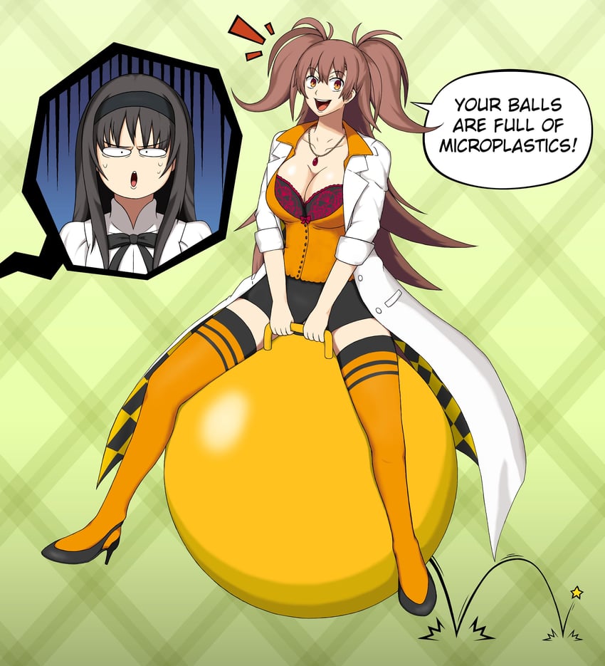 tohno akiha and dr. arach (tsukihime) drawn by green_art_manga