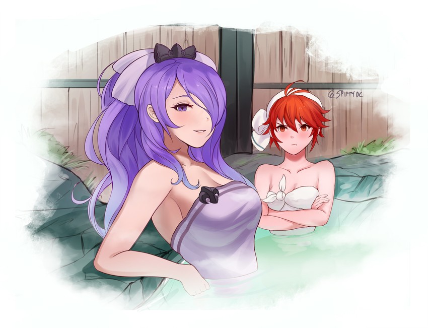 camilla and hinoka (fire emblem and 2 more) drawn by spiffydc
