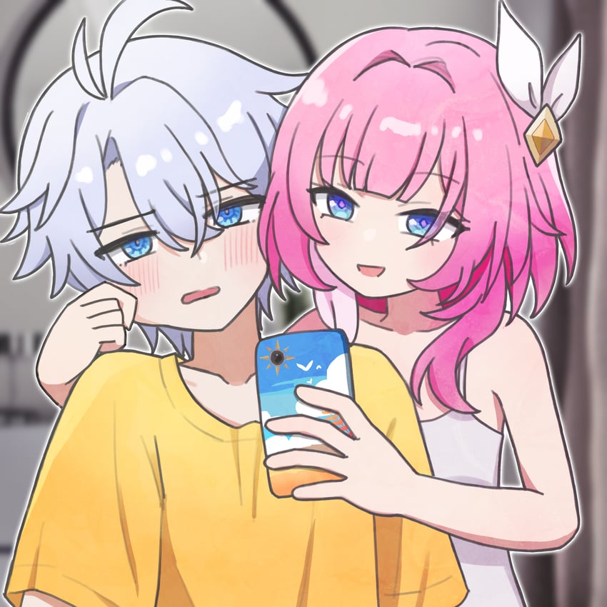 phainon and cyrene (honkai and 1 more) drawn by 5illy