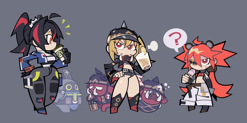 zhu yuan, luciana de montefio, koleda belobog, lucy's crew, and securityboo (zenless zone zero) drawn by hillmyna