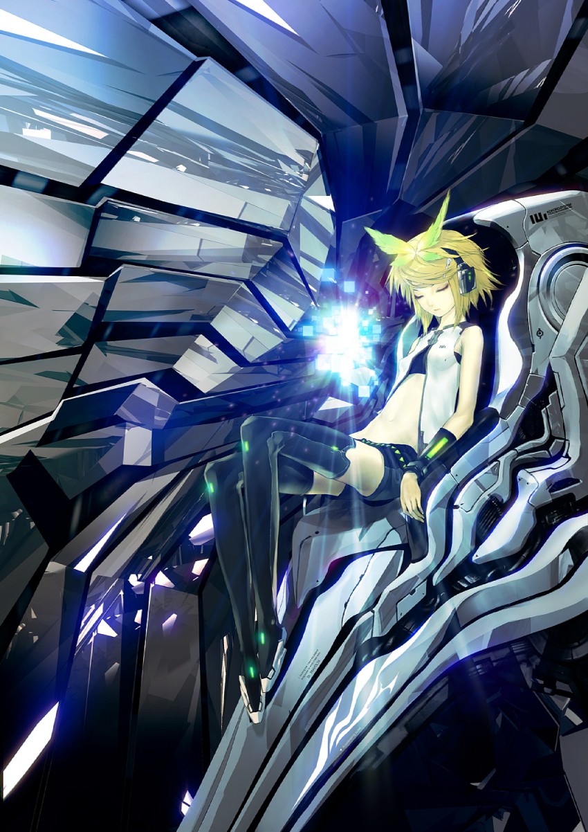 kagamine rin (vocaloid and 1 more) drawn by redjuice
