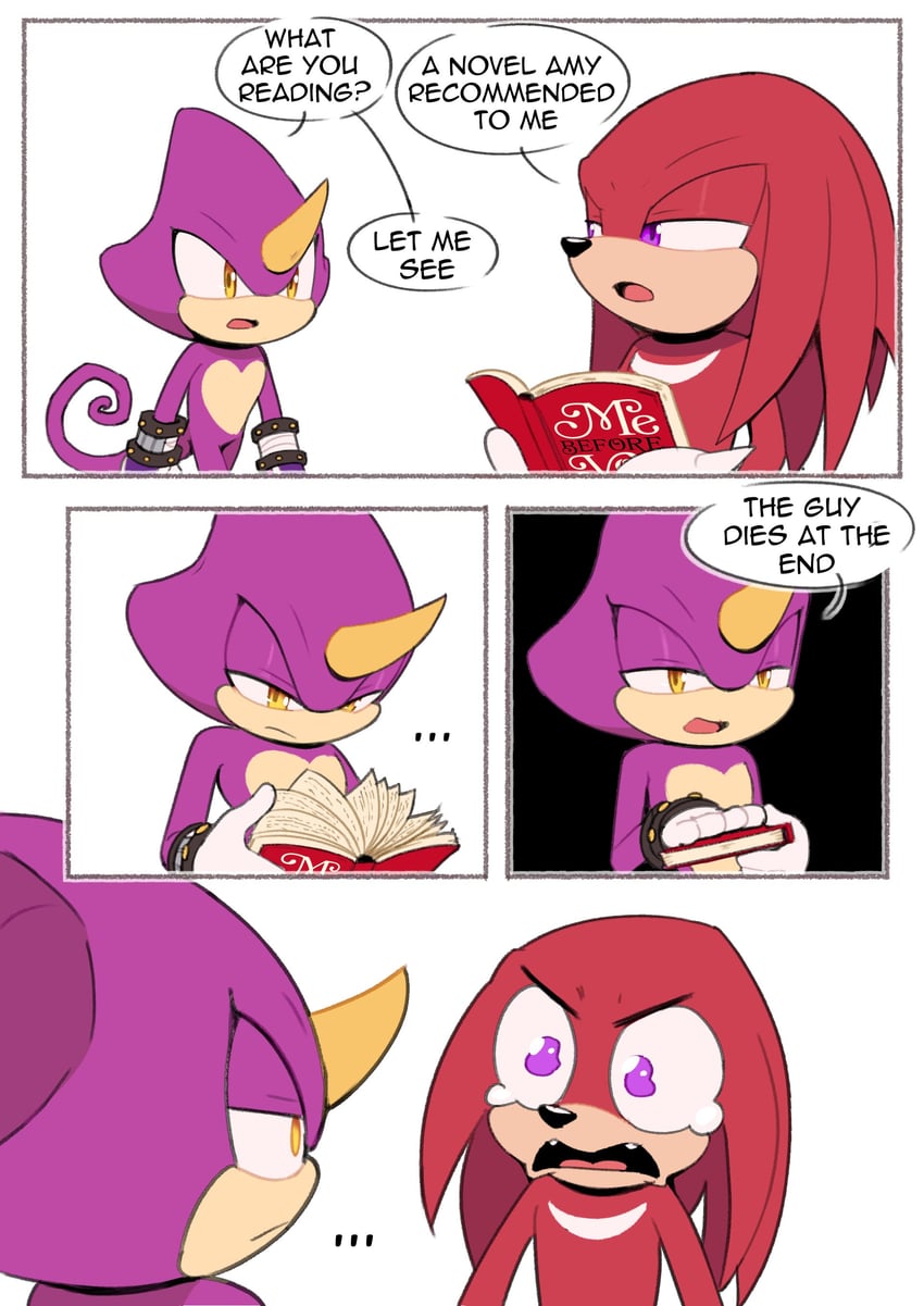 knuckles the echidna and espio the chameleon (sonic and 1 more) drawn by toonsite