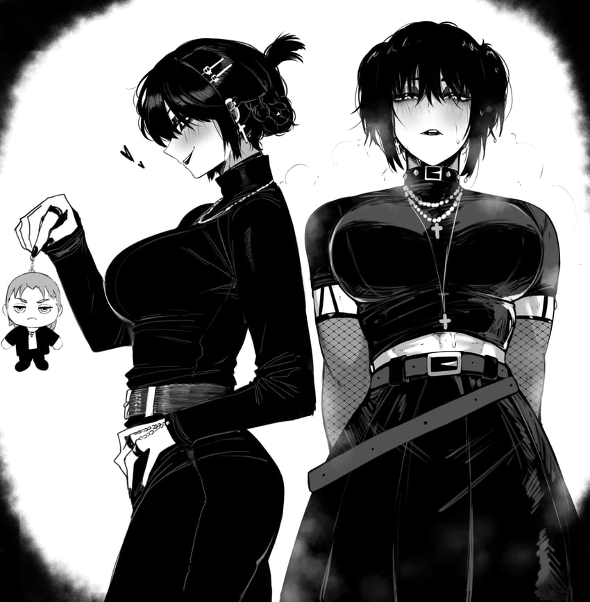 mikasa ackerman and eren yeager (shingeki no kyojin and 1 more) drawn by masoq