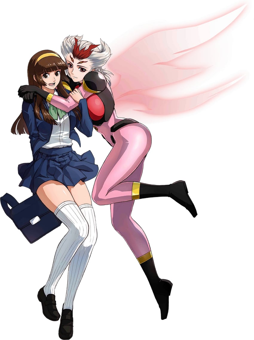 yumi sayaka and minerva x (mazinger and 2 more)