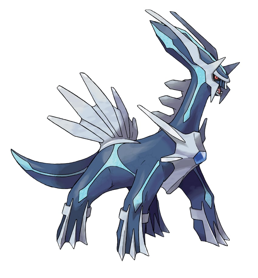 dialga (pokemon and 1 more) drawn by sugimori_ken