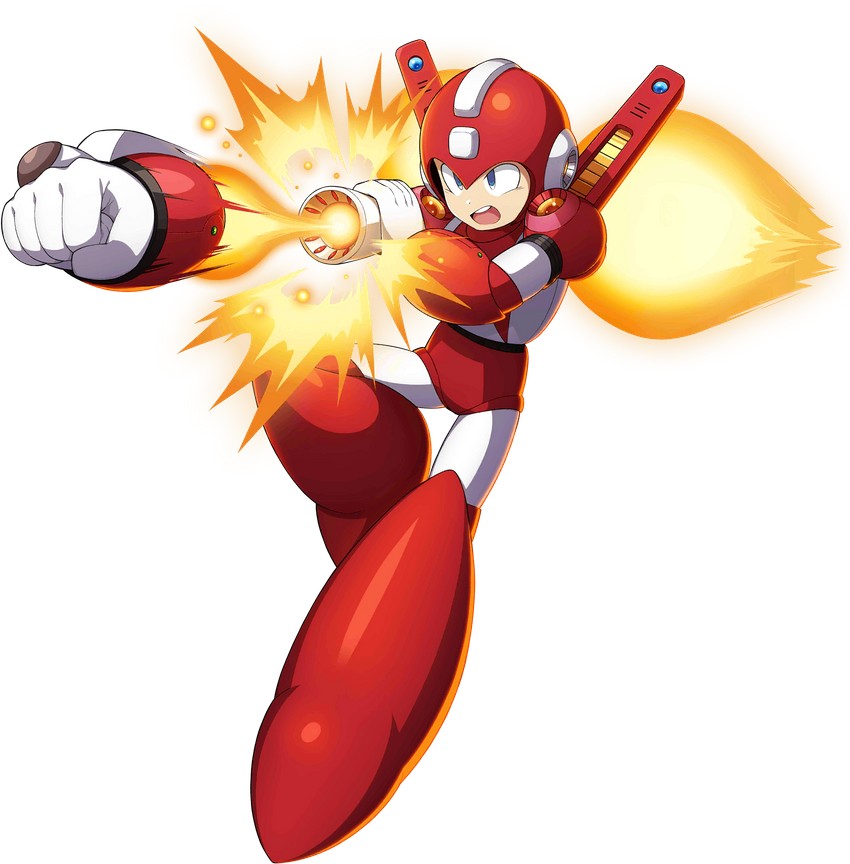 mega man and super mega man (mega man and 2 more) drawn by mizuno_keisuke