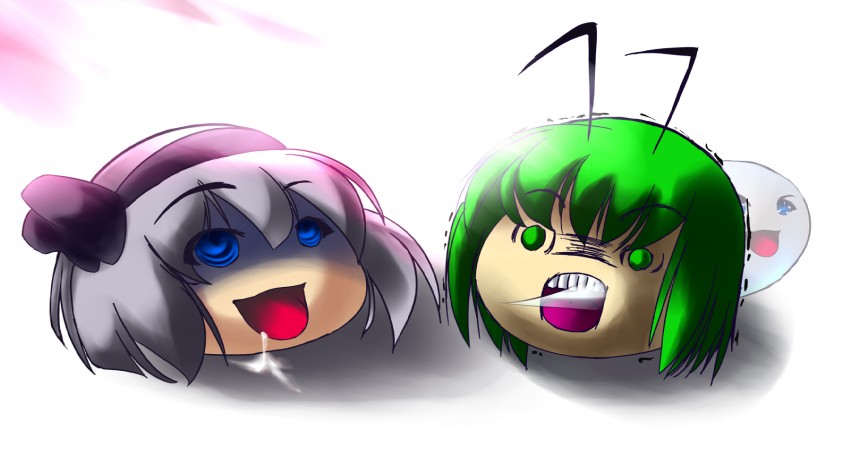 konpaku youmu and wriggle nightbug (touhou) drawn by shiromiza_kana