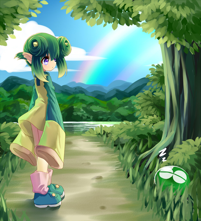 puyo and lidelle (puyopuyo and 1 more) drawn by shipii_(jigglypuff)