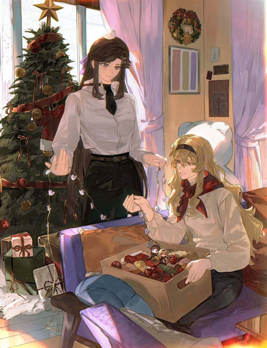 saijou claudine and tendou maya (shoujo kageki revue starlight) drawn by 5mdy2
