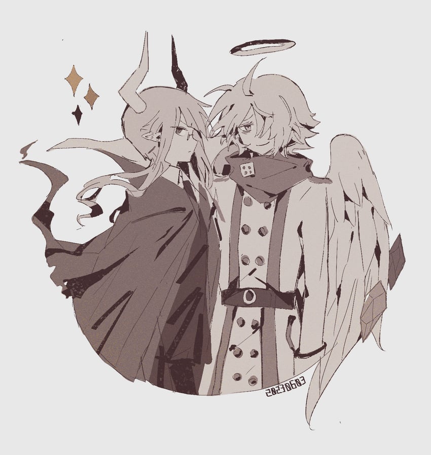 yosaflame and sherbet (funamusea and 1 more) drawn by raincoat-rkgk