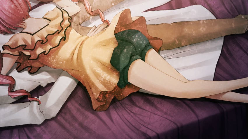 okabe rintarou and akiha rumiho (steins;gate) drawn by huke