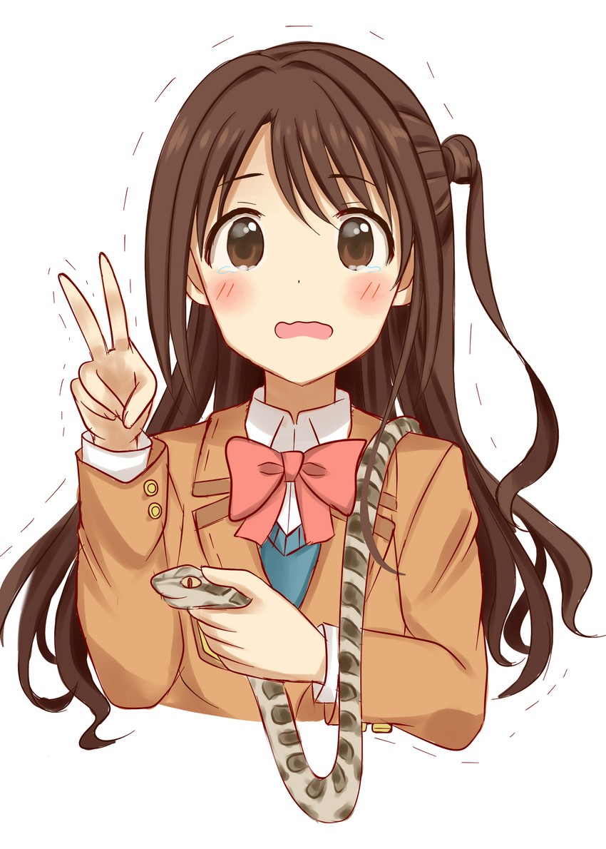 shimamura uzuki (idolmaster and 1 more) drawn by mizukoshi_(marumi)