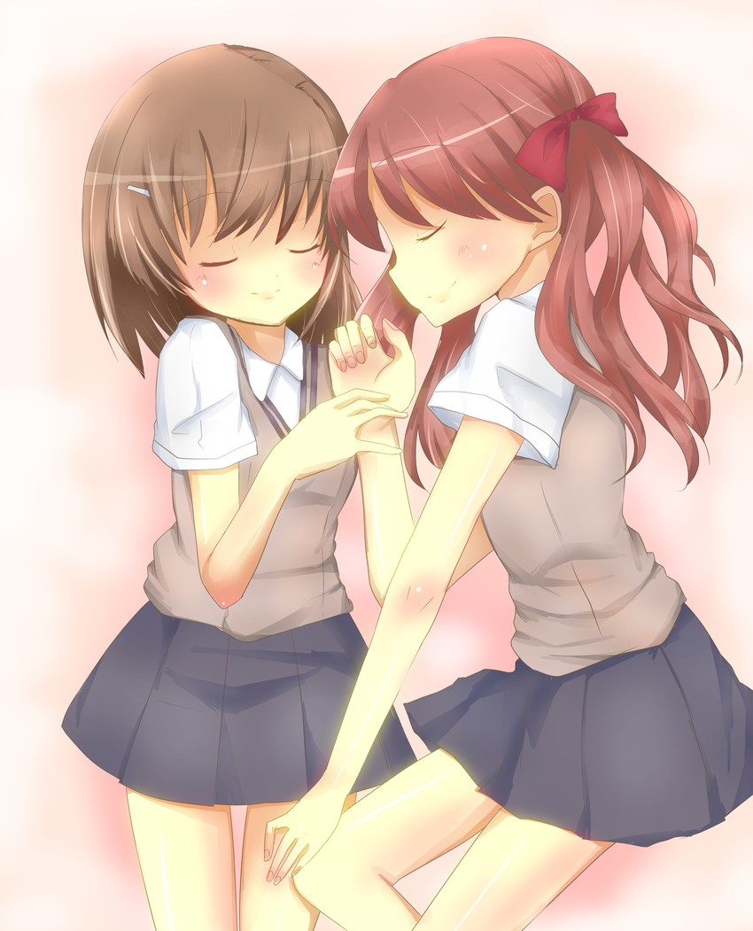 misaka mikoto and shirai kuroko (toaru majutsu no index and 1 more) drawn by towa_no_akari