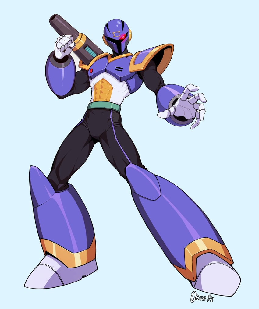 vile (mega man x and 1 more) drawn by dauntedx