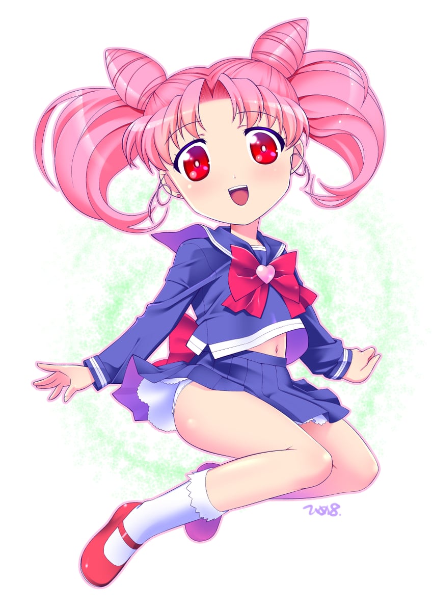 chibi usa (bishoujo senshi sailor moon) drawn by himehachi_(hime8manga)