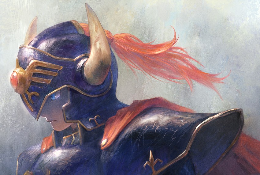 hero (dragon quest and 1 more) drawn by yuza