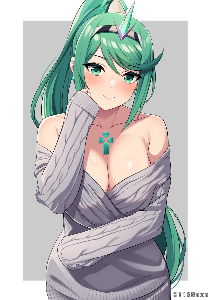pneuma (xenoblade chronicles and 1 more) drawn by namu_(112namu)
