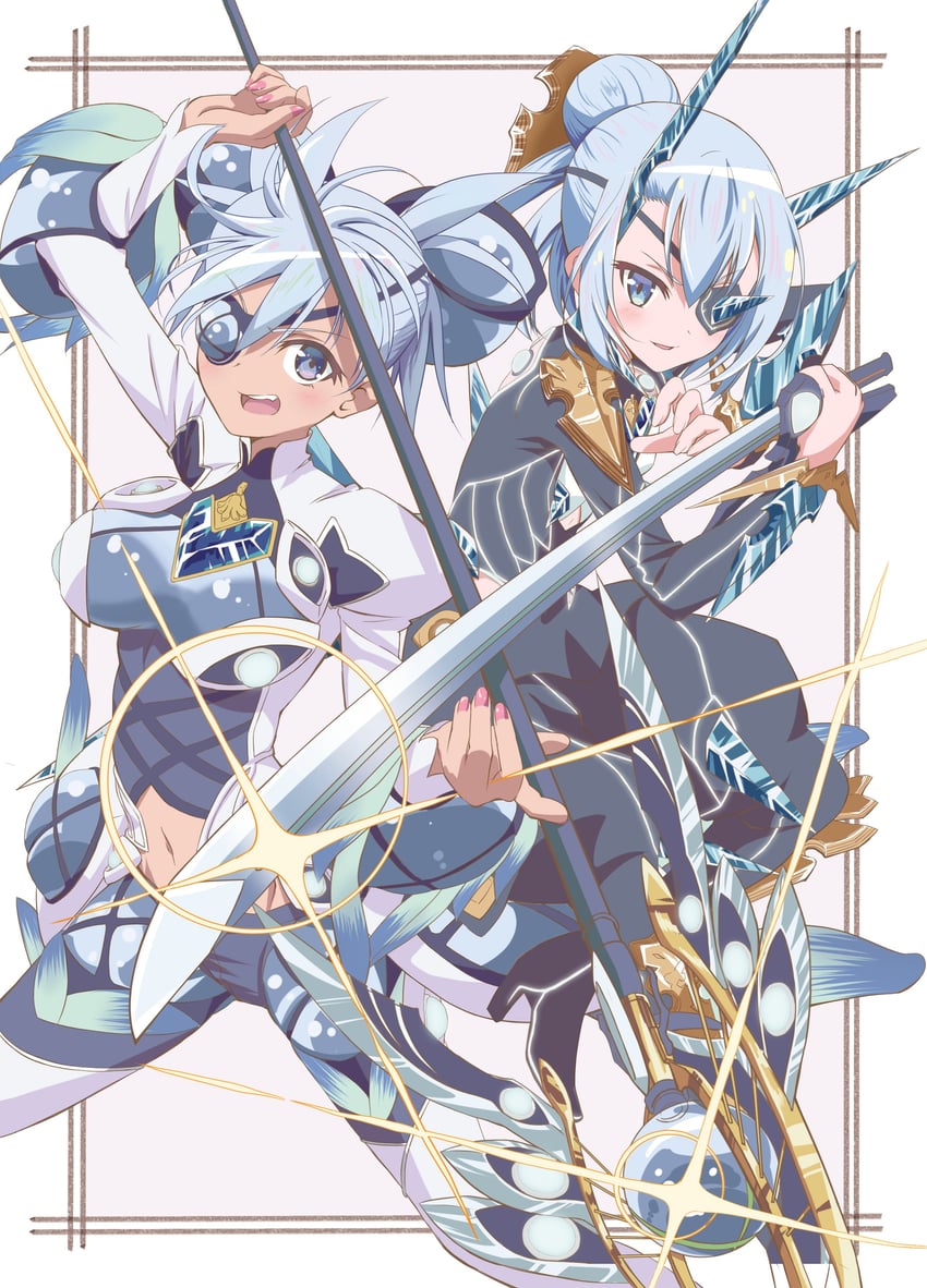 praxis and theory (xenoblade chronicles and 1 more) drawn by kageyasu
